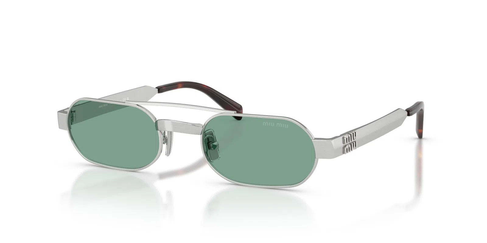 Miu B52S Sunglasses - Ancient Silver - view 5
